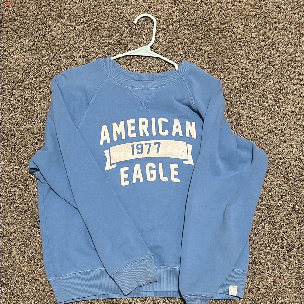 American Eagle By Payless Blue Sweatshirt